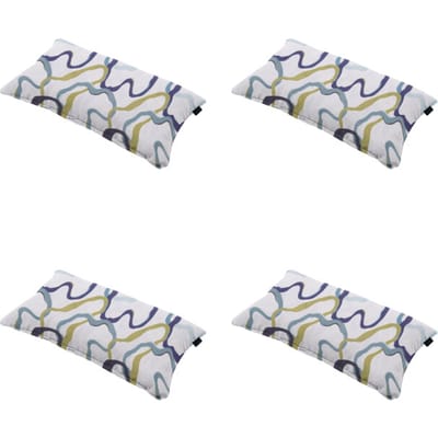 Madison - Sierkussen Blaze - Multikleur - 30x50x10cm - Set van 4