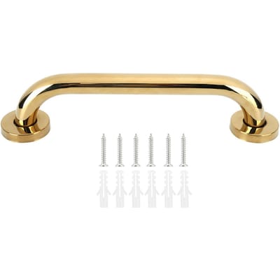 Barre d'appui pour salle de bain, baignoire, toilettes, barre d'appui, poignée de Support de sécurité, porte-serviettes pour personnes âgées, 30cm beige