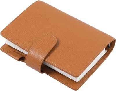 Persoonlijke Ringplanner - Agenda Organizer - Dagelijkse planning - Zonder groot achtervak - 25 mm ringen - Oranje