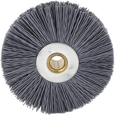 Dailygoods- Ontbraamgereedschap Efficiënt - Borstel - Nylon/Roestvrij Staal - 80x20x10mm - Slijtvast - Nauwkeurige Borstelharen
