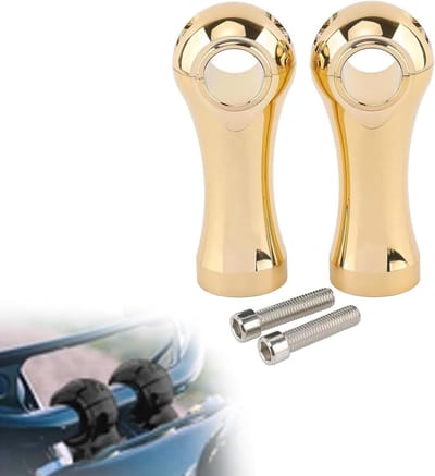 Stuurverhoger Klem - Motorfiets Riser - Comfortabel Rijden - Verhoogd Ontwerp - 25mm 32mm - Goud
