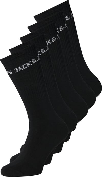 JACK&JONES - JACBASIC LOGO TENNIS SOCK 5 PAC PLS NOOS - Jongens - Sokken