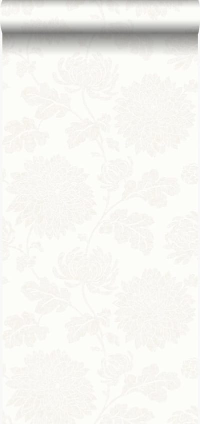 Origin Wallcoverings behang bloemen wit - 53 cm x 10.05 m - 326146