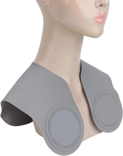 Waterdichte Haarverf Cape van Silicone, Nekbeschermer voor Kappers, Haarstyling en Kleuren, Antislip Rubber Nekschuiling, Perfect voor Kapsalon en Kapperszaak