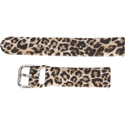 Zachte Siliconen Banden voor Amazfit GTR 3 22mm Verstelbaar Snel los te maken Siliconen Polsbandjes Leopard black