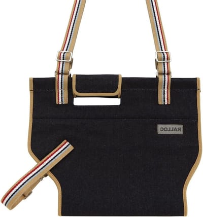 Honden Draagtas - Hondenvervoer - Veilig Vervoer - Zachte Voering - 37 cm - Beige Streep