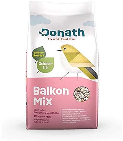 Balkonmix voor Wilde Vogels - Hoogwaardige Gepelde Mix voor Elk Seizoen