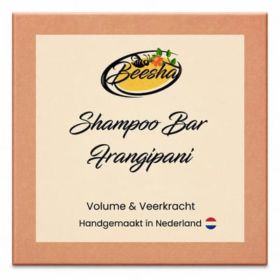 Beesha - Shampoo Bar Frangipani - Vegan - Sulfaatvrij - Parabeenvrij - CG Proof