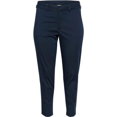Damesbroek 7/8 chino KAFFE Curve Leana