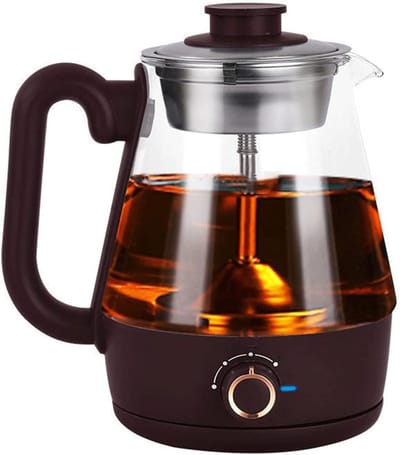 Glazen Waterkoker - Thee Ketel - Snel Warm Water - Kookdroge Bescherming - 1 Liter - Groen