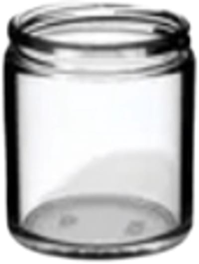 Glazen potjes met zwarte schroefdop 10 stuks - 30ml