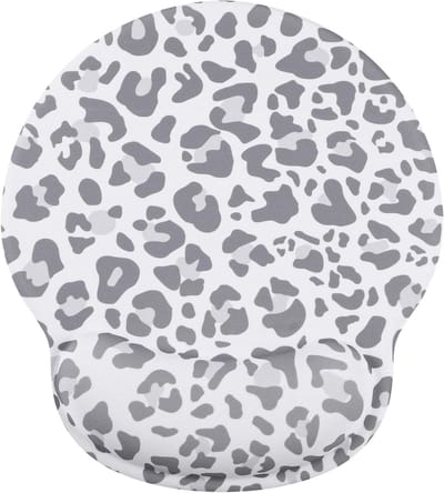 Ergonomische Muismat met Polssteun en Antislip Onderkant voor Kantoor en Gaming, Comfortabele Desk Accessoires voor Pijnverlichting, Grijs