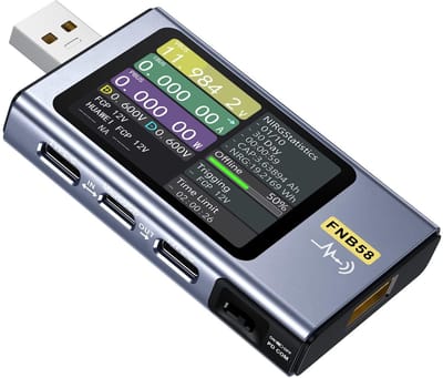 Digitale USB Tester voor Opladen en Capaciteitsmeting