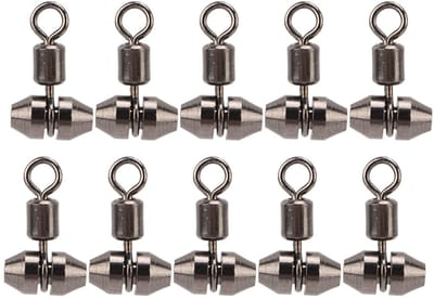 Dailygoods - 10 Stuks 3 Way Barrel Wartels voor Visgerei - Meerval Rig Connectors