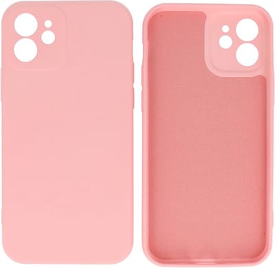 Fashion Backcover Telefoonhoesje - Color Hoesje - Geschikt voor de iPhone 12 - Roze