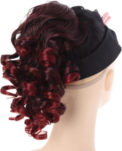 Haarextensies - Extensions Clip In - Golvende Haarverlenging - Haarstuk - Nep Haar - Nephaar - 30cm-Klipstijl [1BT39]