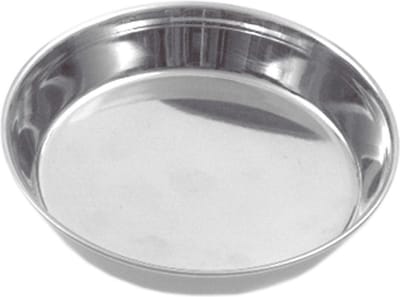Flamingo Kattenvoerbak Basic - 12 cm - Zilver