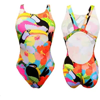 Turbo Tropic Vibes Zwemkleding Veelkleurig S Vrouw