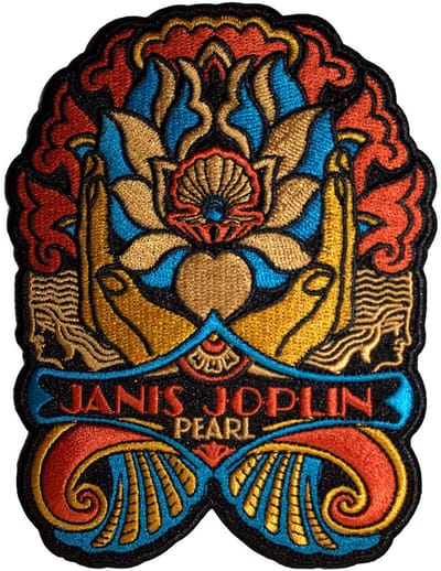 Janis Joplin - Pearl Nouveau Patch - Multicolours