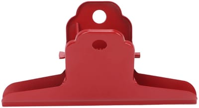 Bindmiddel Clip, Groot Formaat Bulldog Clips Scharnier Clips Bestand Papiergeld Bindmiddel Klemmen voor Foto's Kaarten Tekeningen(rood)