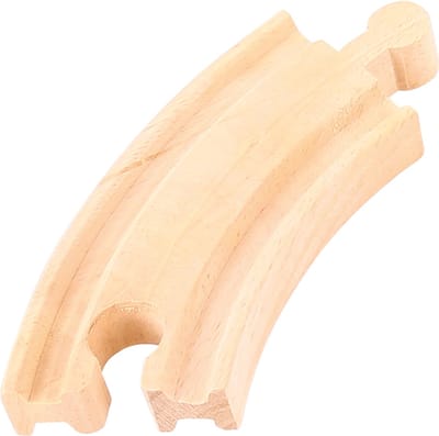 Bigjigs Wooden Rails - Short Bends 4 pcs.