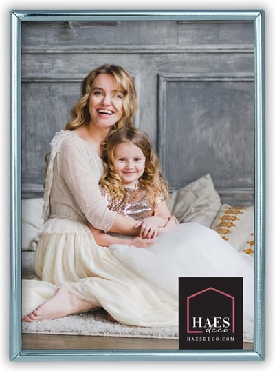 HAES DECO - Verzilverde Fotolijst Monza voor 1 foto van 13x18 cm - VP12618