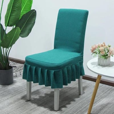 Dikkere stoffen rok stoelhoes kwaliteit spandex stretch stoelhoezen voor eetkamer keuken banket home decor stoelhoes 1 Piece