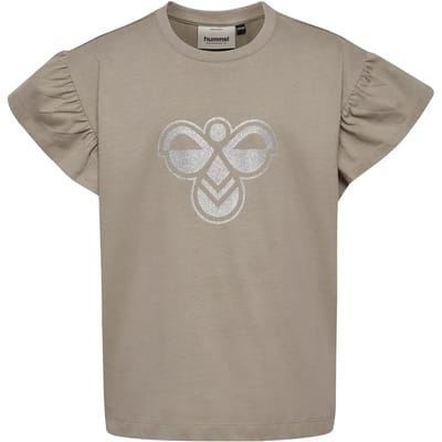 Hummel kinder-T-shirt Hmljr Ruffle Ss Big Bee 233879