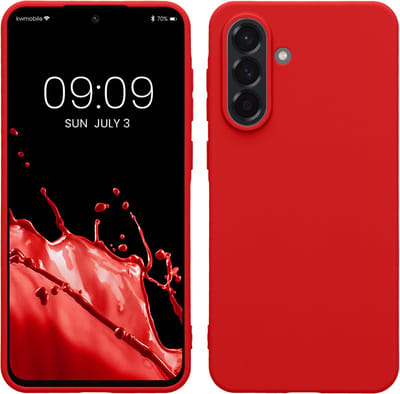 kwmobile telefoonhoesje geschikt voor Samsung Galaxy A56 5G - Hoesje voor smartphone - Back cover in klassiek rood