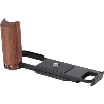 Handgreep Camera L-beugel Geschikt voor X E5 Camera Houten Handgreep Aluminiumlegering Handgreep Snelkoppelings L-plaat