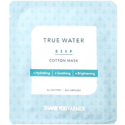 [Deal] THANK YOU FARMER - True Water Deep Cotton Mask - 1stuk