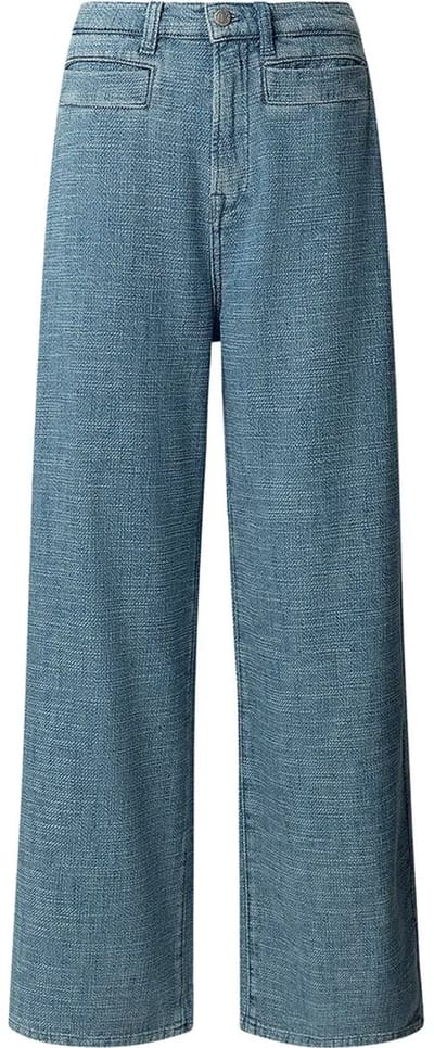 Pepe Jeans Tweed Straight Hoogzittende Jeans Blauw 28 / 30 Vrouw