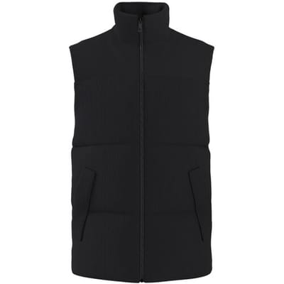ESMARA MEN Heren corduroy bodywarmer (zwart, S)