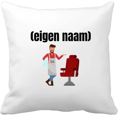 Akyol - kapper met eigen naam Kussen hoes - Kapper - iemand die kapper is - barbershop - cadeau - verjaardag - zelf gepersonaliseerd - 40 bij 40 cm