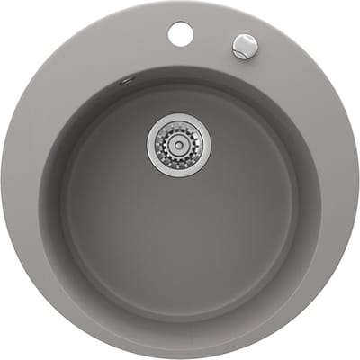 Bergström Spoelbak – 50.5 x 50.5 cm Rond Beton