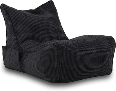 Warme fluwelen poef met zak en handvat - 80x60 cm - Duurzaam en comfortabel voor elke ruimte