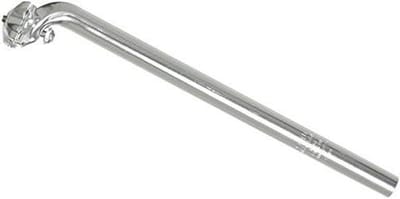 Zadelpen - Fietszadel Ondersteuning - Fietsen Onderhoud - Geïntegreerde Klem - 26mm x 400mm - Zilver