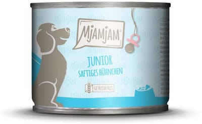 MjAMjAM natvoer hond Junior kip 6x200g