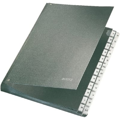 Leitz sorteermap 5825 indeling a - z, kleur zwart, Voor formaat a4