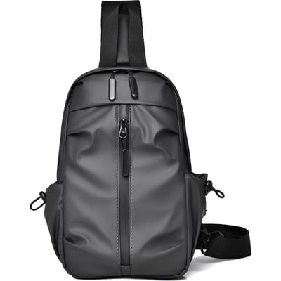 De Leren Heren Crossbody Tas Is Eenvoudig, Modieus en Trendy. Het is een casual, veelzijdige en high-end pendel borsttas 18cm *29cm *7cm grijze kleur