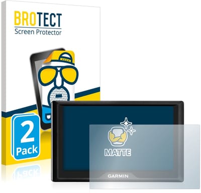 BROTECT - Screenprotector voor Garmin Drive 50 LM - Folie Beschermfolie matte 2 Stuks