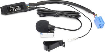 Bluetooth handsfree audio-adapter voor 8-pins Mini-ISO Audi, VW, Seat en Skoda