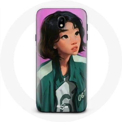 Samsung Galaxy J3 2017 hoesje Inktvis Game Kang Sae Byeok art