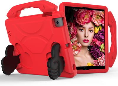 kinderhoesje - Kindertablet hoesje - Kids Case - Geschikt voor Apple iPad Mini 1/2/3/4/5 - Rood