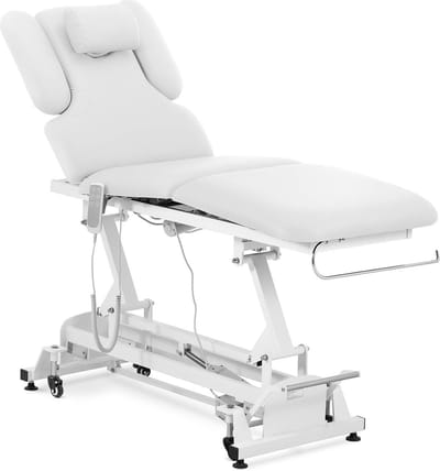 physa Massagetafel - 3 motoren - 200 kg - wit 10040519