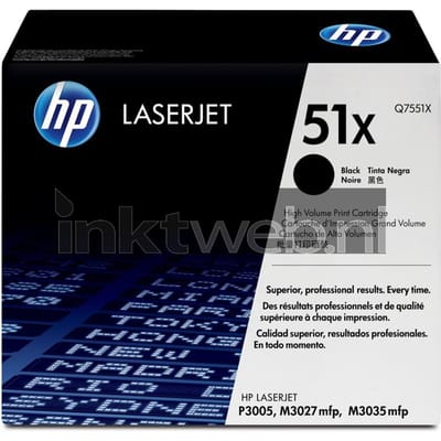 HP 51X zwart (Origineel Hoge Capaciteit)