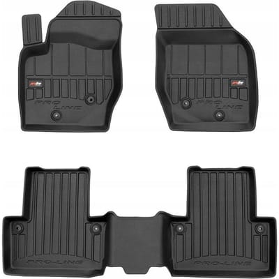 Frogum No.77 - Automatmatten passend voor Volvo XC90 I 2003-2014 - 3D Korfmodel - TPE Rubber - Zwart