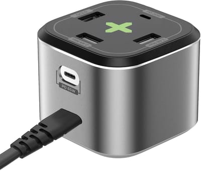 Celly PS2USBC65W oplader voor mobiele apparatuur Grijs Binnen