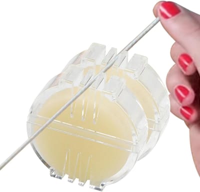 Naaigaren Wax - Draad Conditioner - Versterken Naaien - Voorkomt Klitten - 2 Stuks