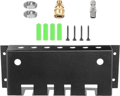 Hogedrukreiniger Houder - Opbergrek Gereedschap - Werkplaats Organiseren - Stevige Metalen Constructie - 27 cm Lengte - Zwart